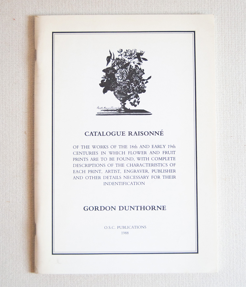 Catalogue Raisonné of the Works of the 18th and early …