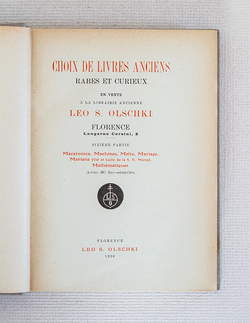 Choix de livres anciens rares et curieux en vente à …