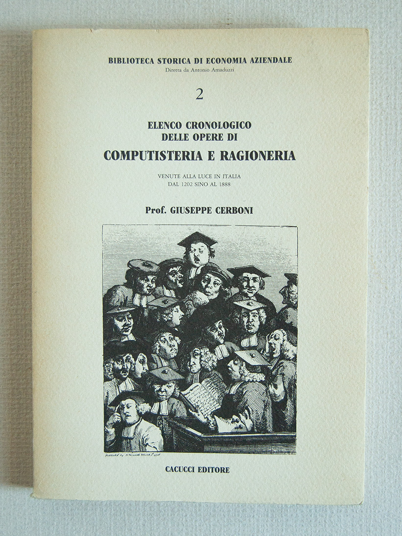 Elenco cronologico delle opere di Computisteria e Ragioneria venute alla …