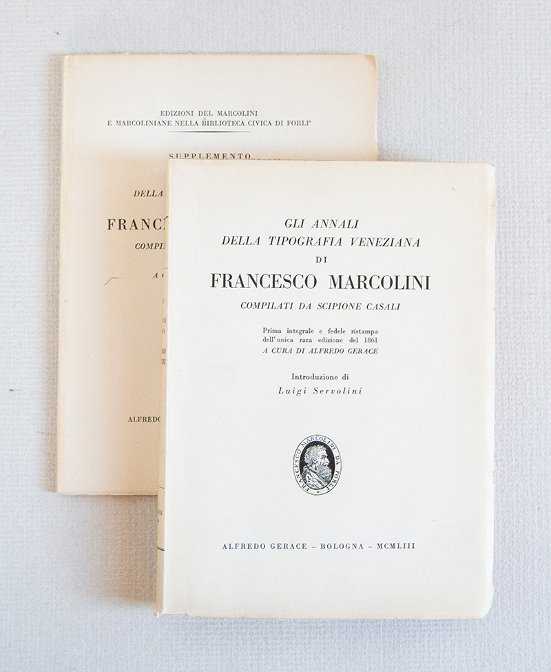 Gli Annali della Tipografia Veneziana di Francesco Marcolini compilati da …