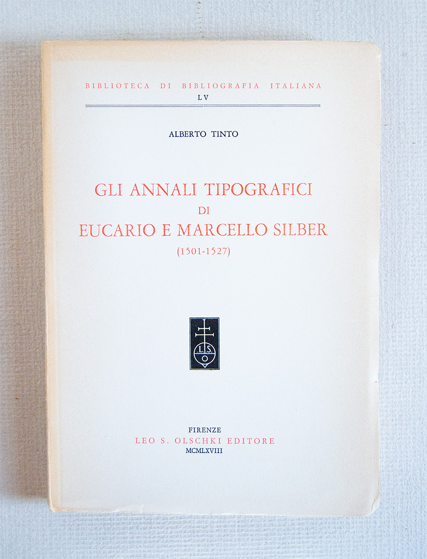 Gli annali tipografici di Eucario e Marcello Silber (1501-1527)