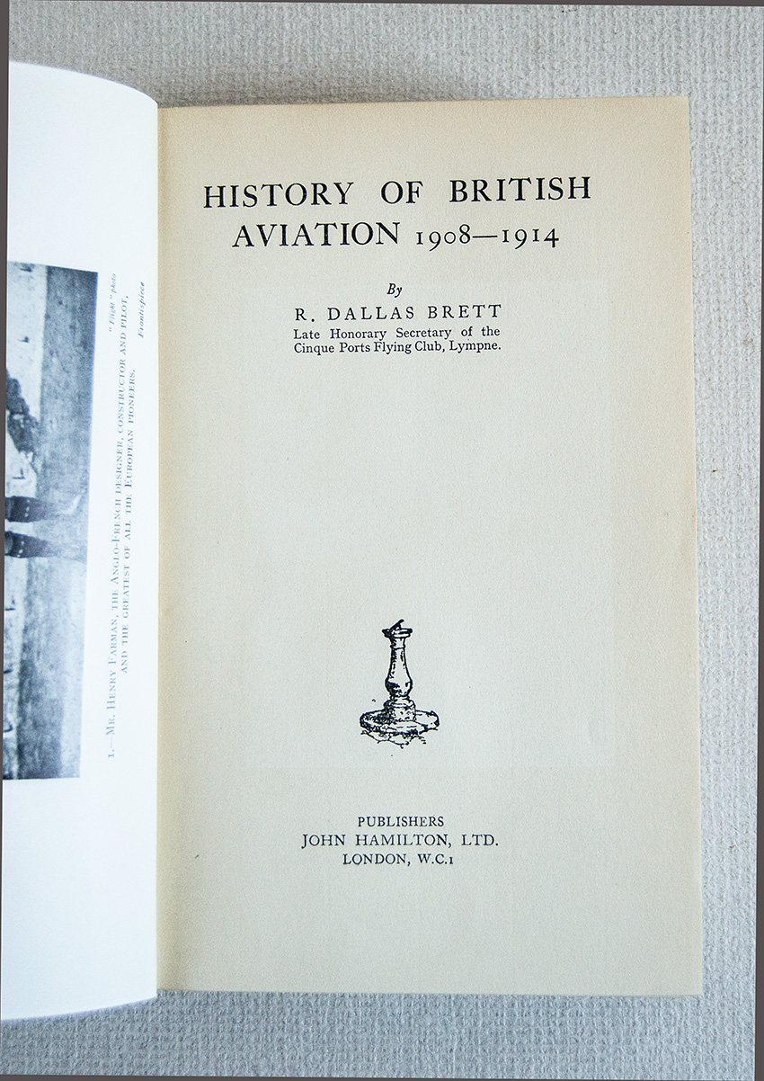 History of British Aviation 1908 - 1914.