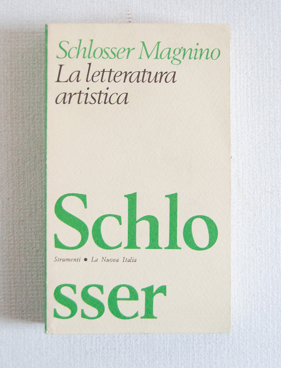 La Letteratura artistica. Manuale delle fonti della storia dell'arte moderna.