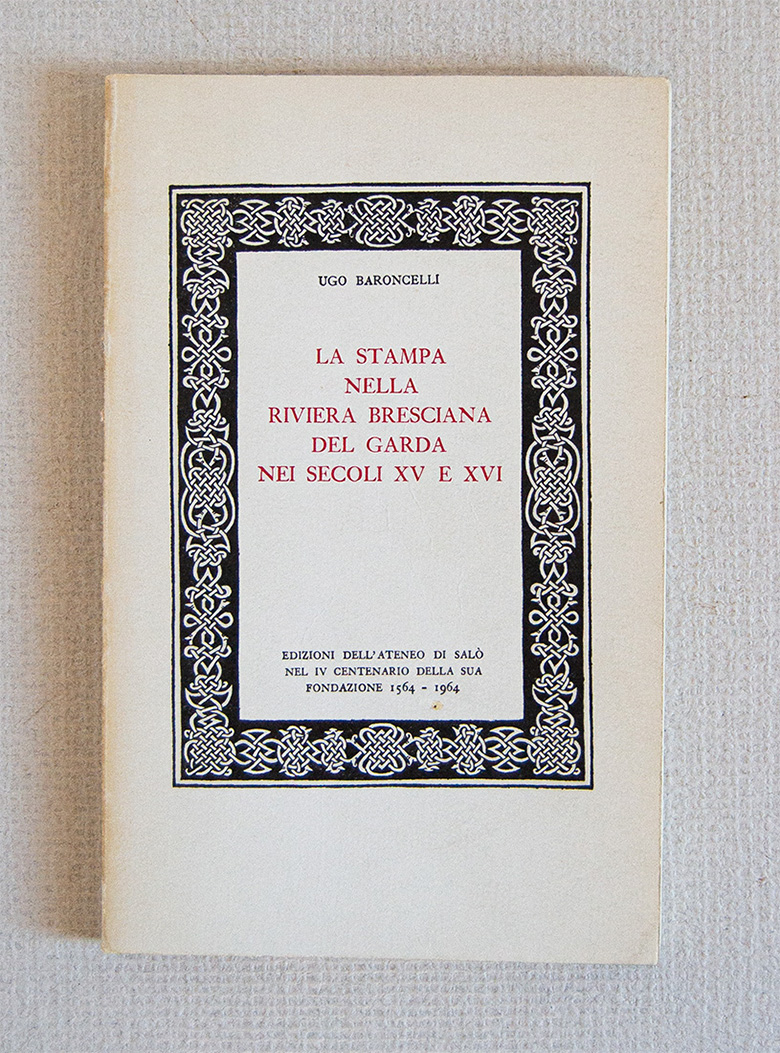 La stampa nella Riviera Bresciana del Garda nei secoli XV …