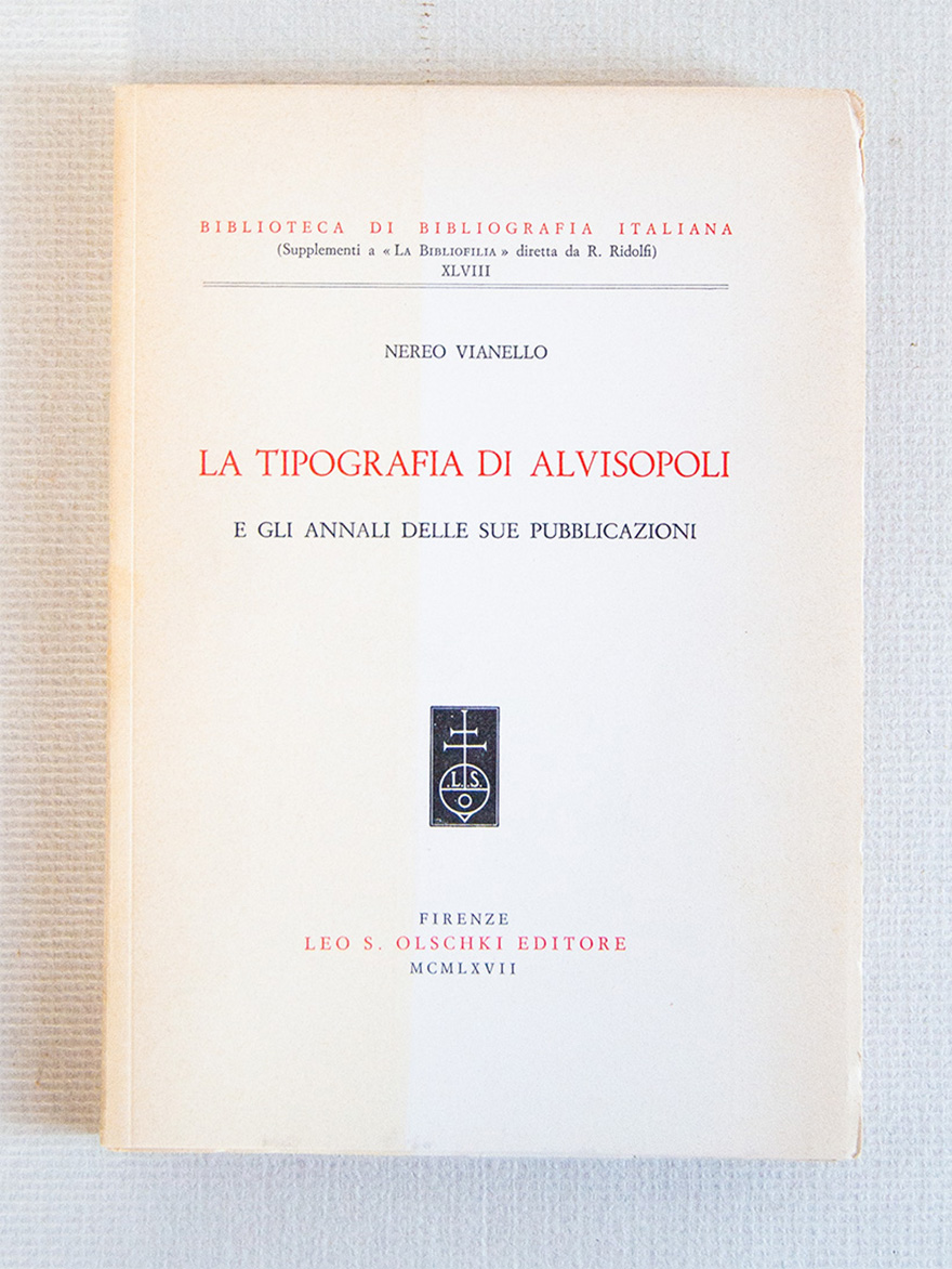 La tipografia di Alvisopoli e gli Annali delle sue pubblicazioni