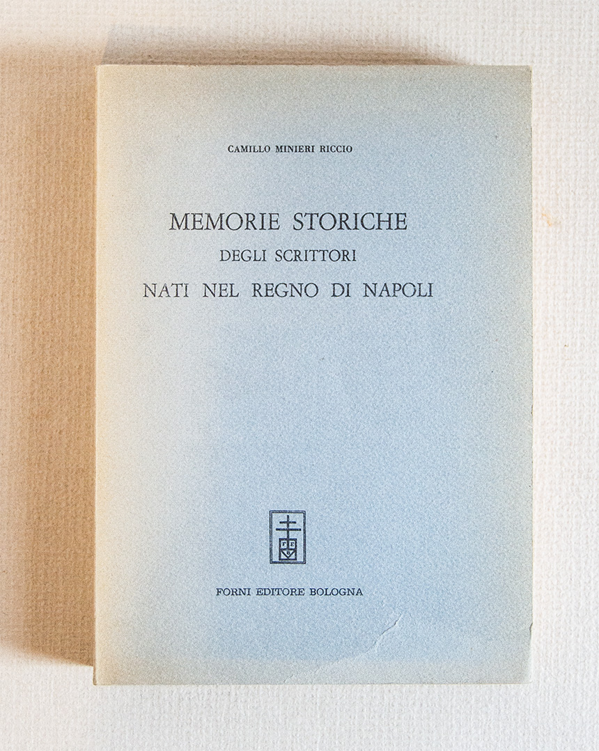 Memorie Storiche degli Scrittori Nati nel Regno di Napoli