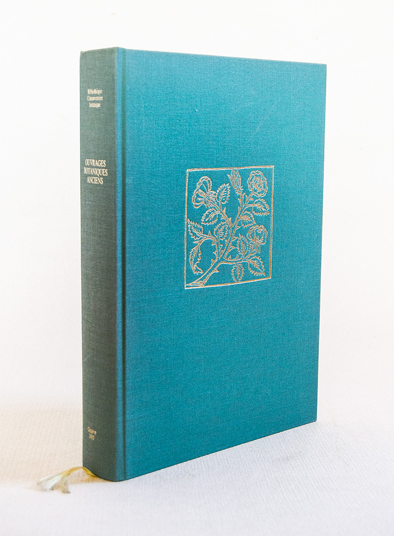 Ouvrages botaniques anciens. Catalogue des ouvrages prélinnéens de la Bibliothèque …