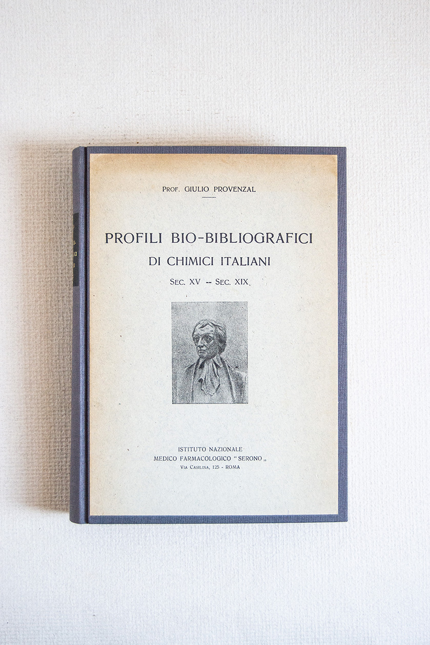 Profili Bio-Bibliografici di Chimici italiani Sec. XV - Sec. XIX