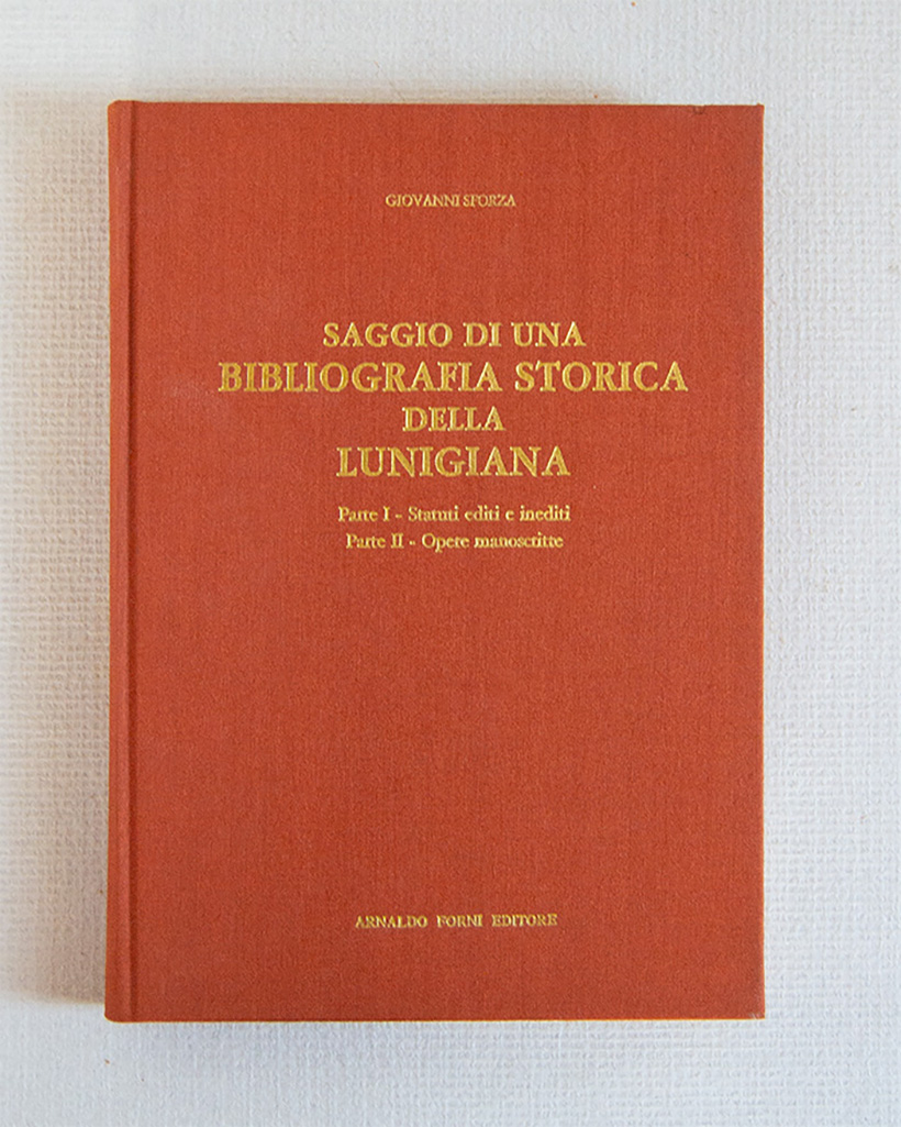 Saggio di una bibliografia storica della Lunigiana. Parte I - …