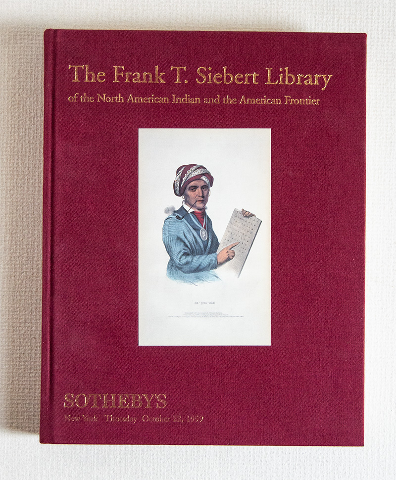 The Frank T. Siebert Library of the North American Indian …