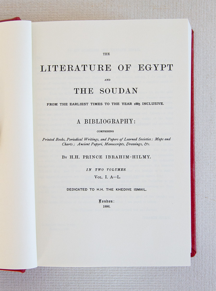 The Literature of Egypt and the Soudan from the Earliest …