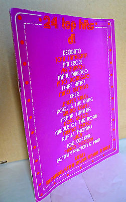 24 TOP HITS,Ed.Curci 1975,spartiti/testi[DEODATO,MANU DIBANGO,ISAAC HAYES,CHER