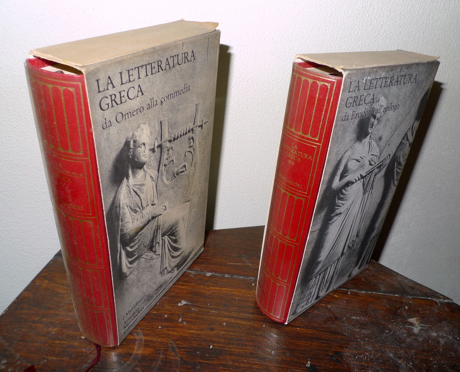 a cura E.Savino,LA LETTERATURA GRECA,2 voll.1989 Mondadori MERIDIANI[Cambridge