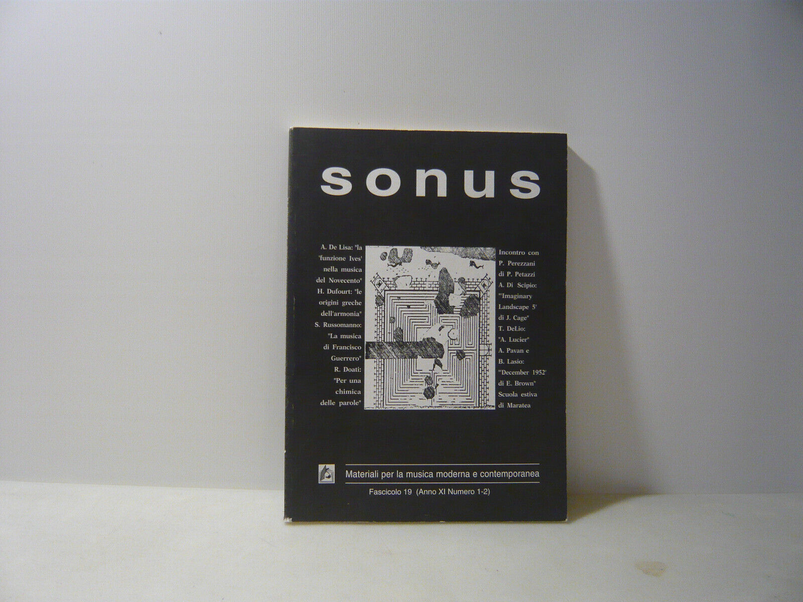 AA.VV.,SONUS 19-XI-1/2,Potenza,1999[rivista musicale