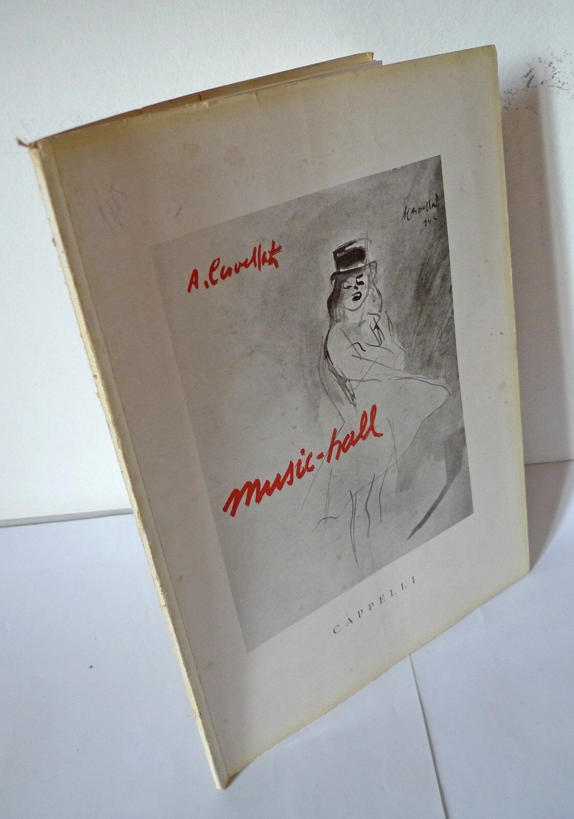 Alessandro Cervellati,MUSIC-HALL,1945 Cappelli,ed.numerata[Bologna,storia,arte