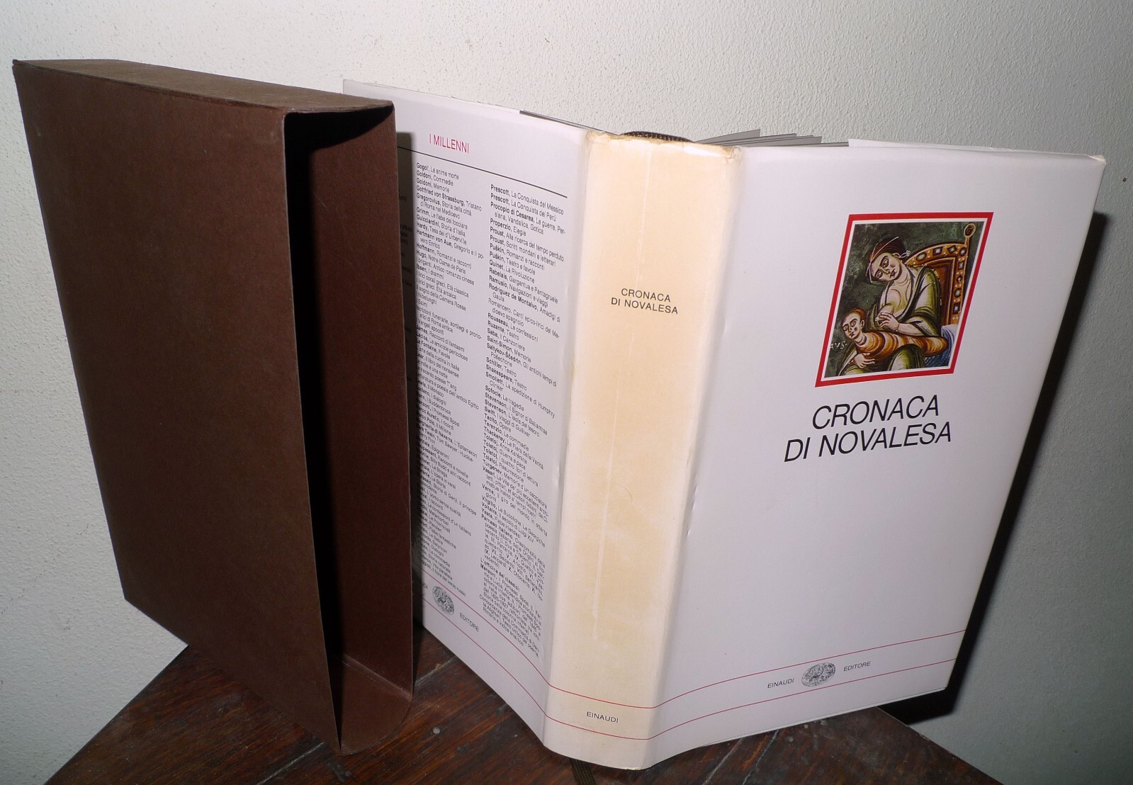 Alessio,CRONACA DI NOVALESA,1989 Einaudi I MILLENNI[storia,Abbazia.S.Benedetto