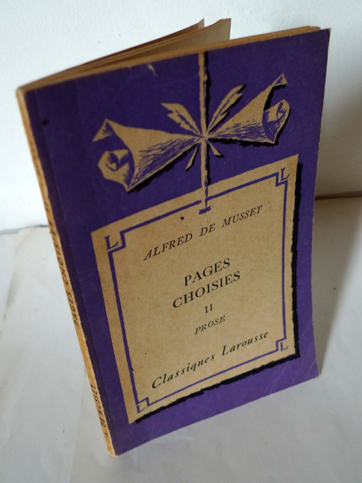 Alfred de Musset,PAGES CHOISIES II.PROSE,1934 Larousse[Confession d'un enfant