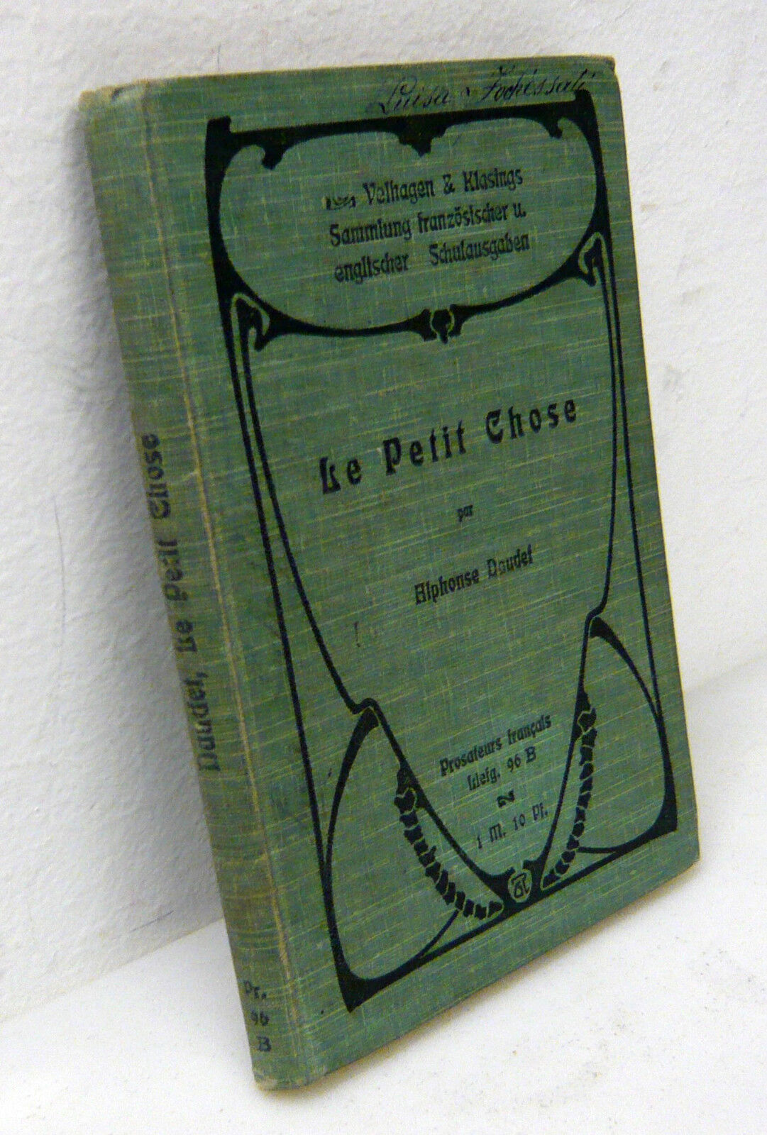 Alphonse Daudet,LE PETIT CHOSE,1908 Velhagen&Klasing[francese,tedesco