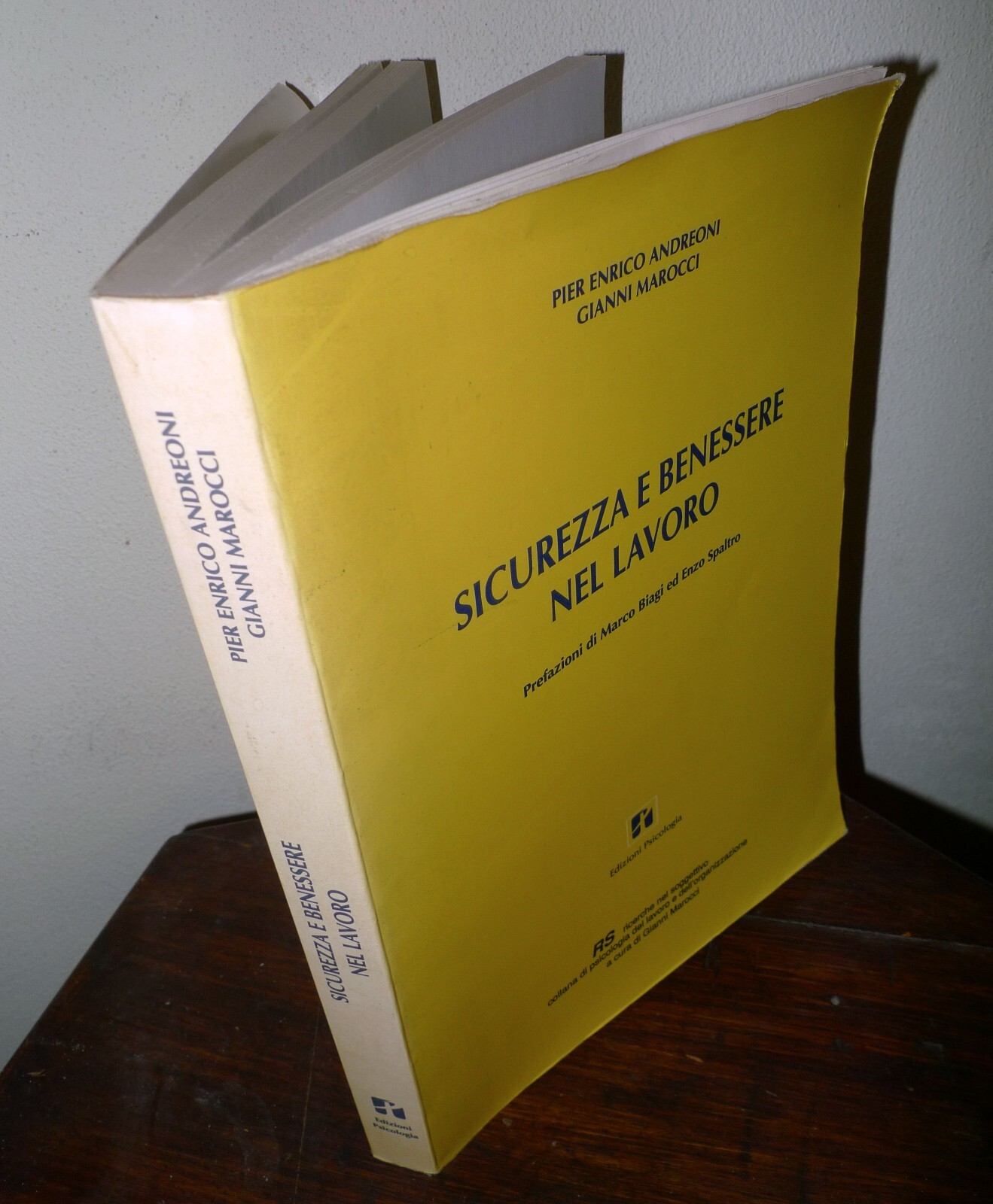 Andreoni/Marocci,SICUREZZA E BENESSERE NEL LAVORO,1997 Psicologia[prevenzione