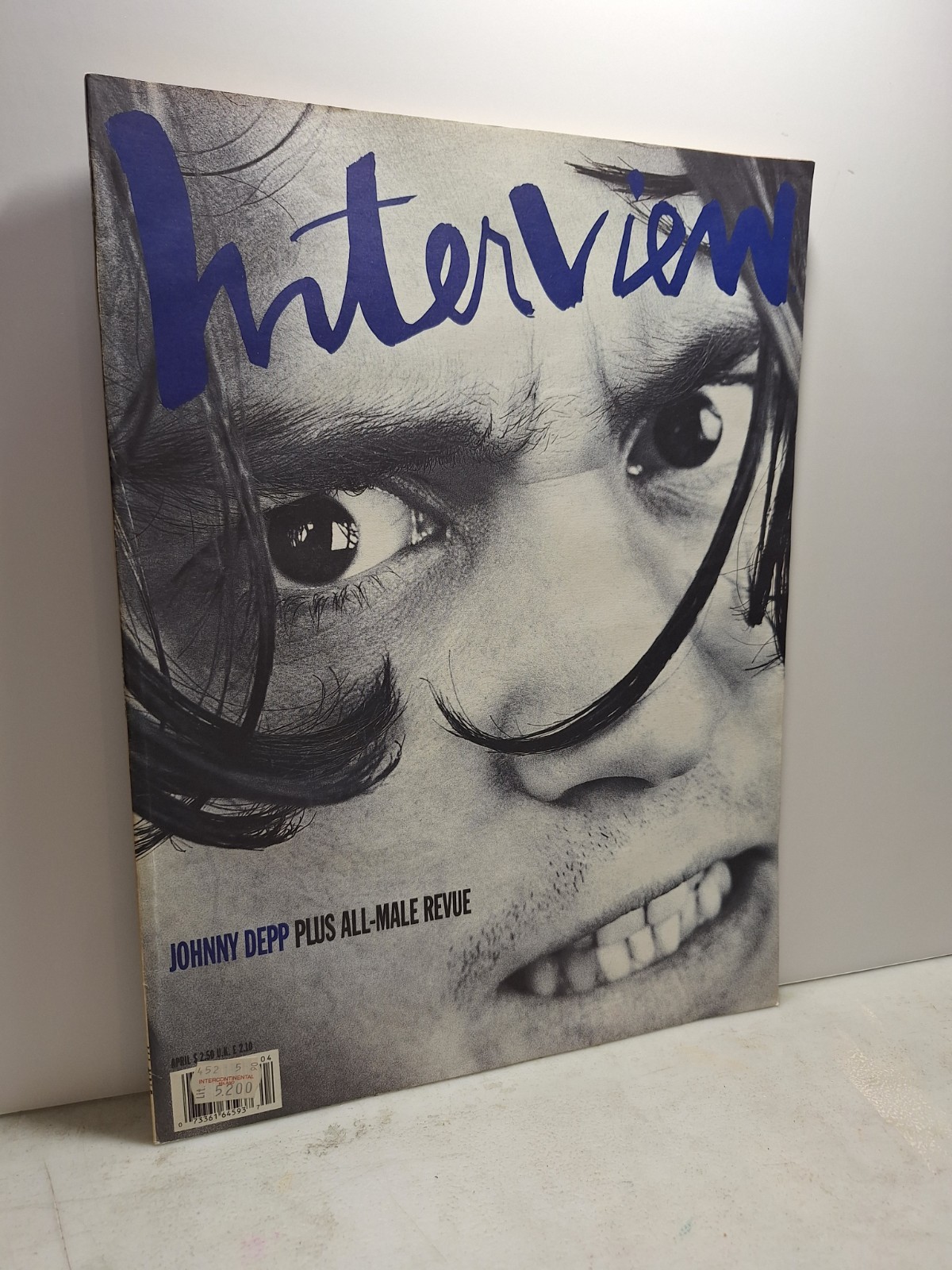 ANDY WARHOL INTERVIEW MAGAZINE,April 1990 - ALL MALE