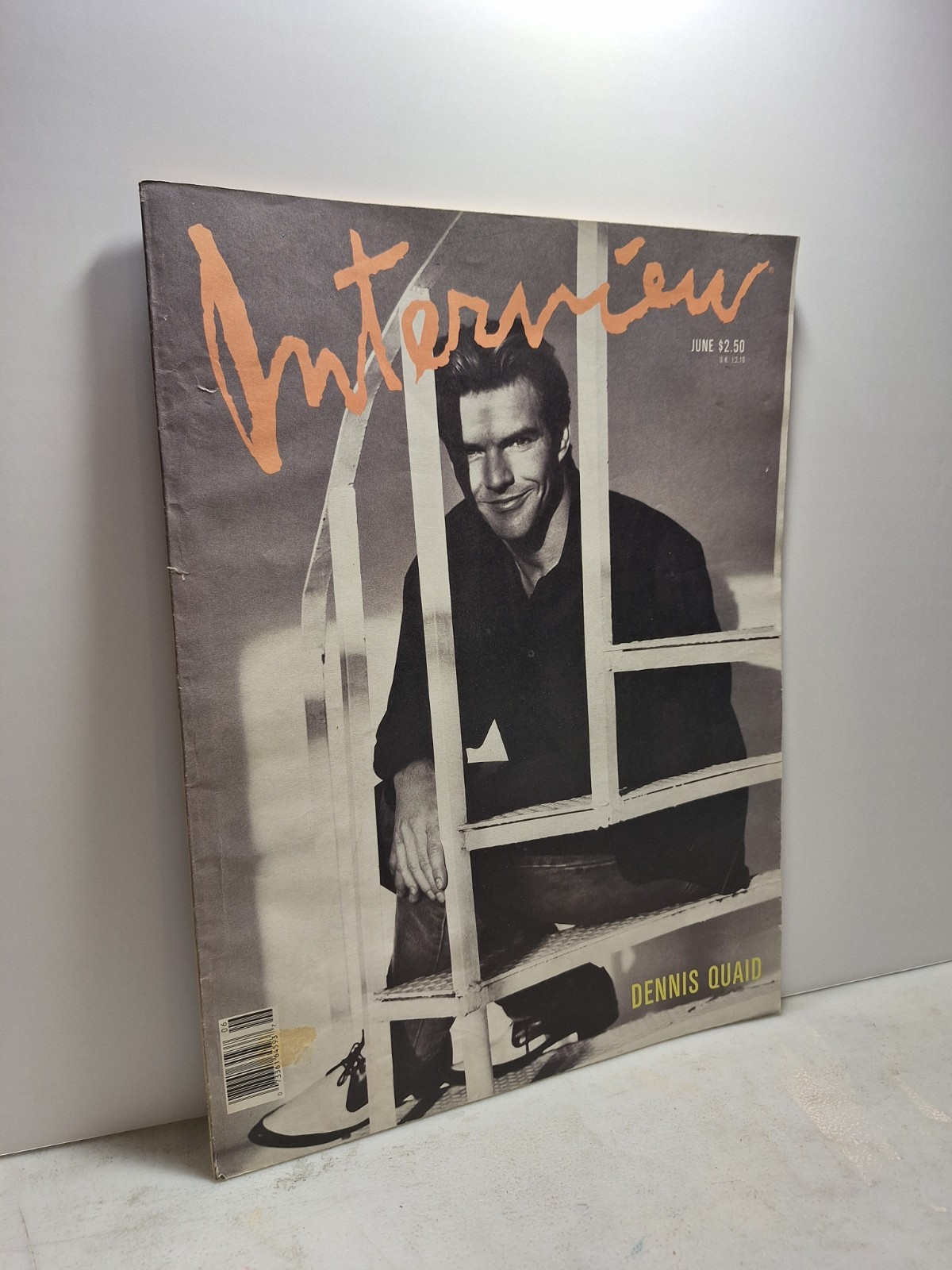 ANDY WARHOL INTERVIEW MAGAZINE,June 1989- DENNIS QUAID