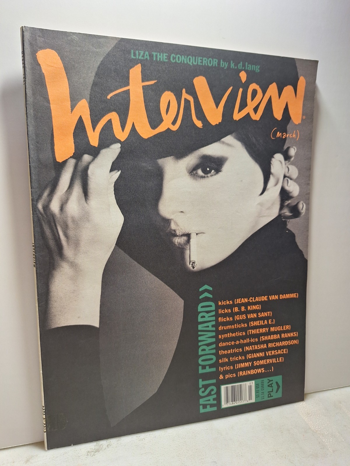 ANDY WARHOL INTERVIEW MAGAZINE,March 1991- POTS O’ GOLD- LIZA MINELLI