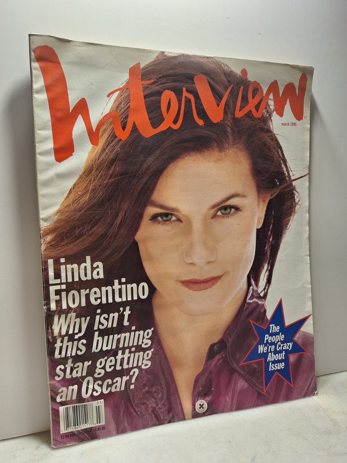 ANDY WARHOL INTERVIEW MAGAZINE,March 1995 - LINDA FIORENTINO
