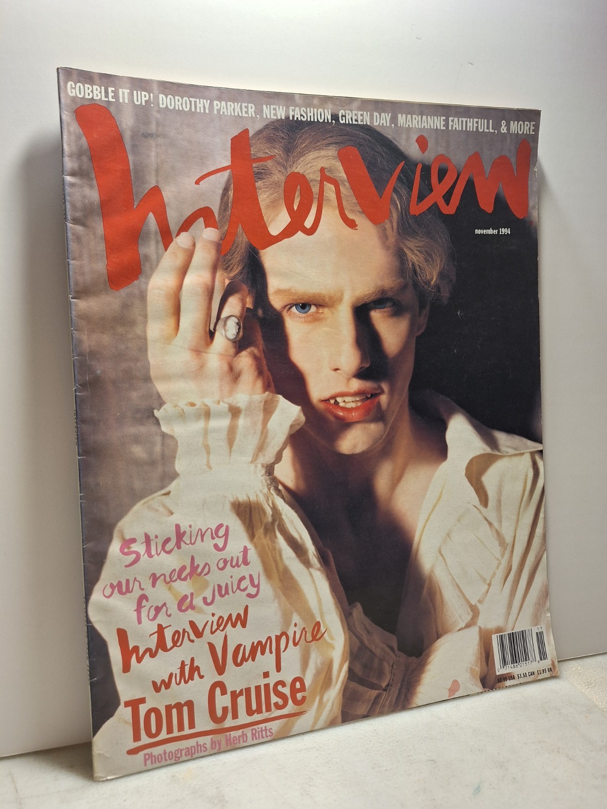 ANDY WARHOL INTERVIEW MAGAZINE,November 1994-AN ISSUE TO CROW ABOUT -TOM …