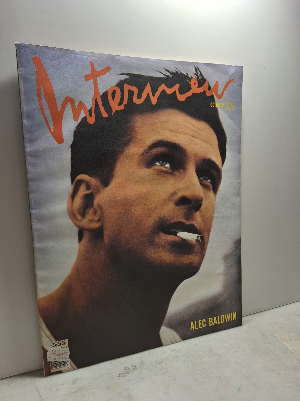 ANDY WARHOL INTERVIEW MAGAZINE,October 1989 - ALEC BALDWIN