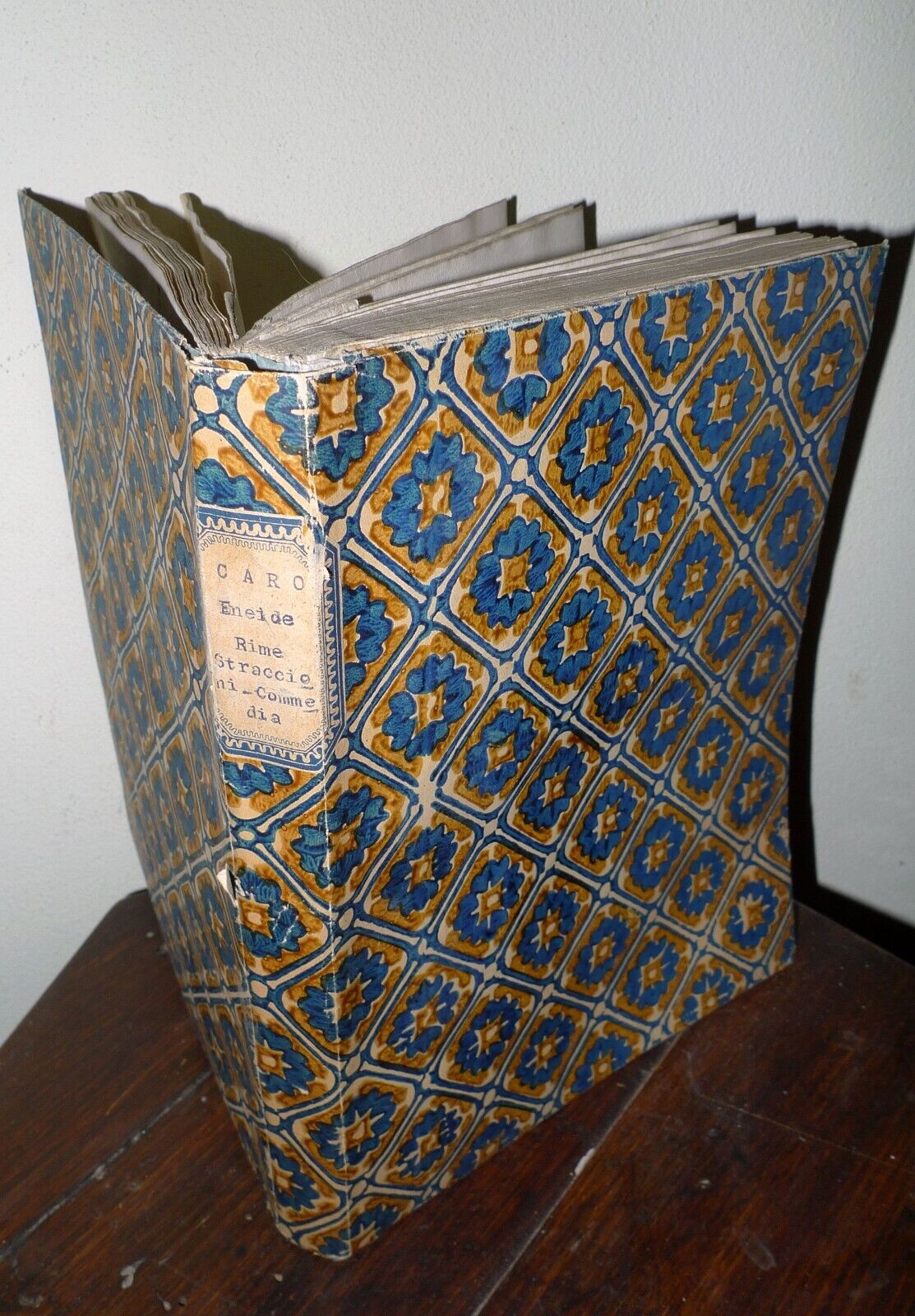 ANNIBAL CARO,L'ENEIDE DI VIRGILIO,LA COMMEDIA DEGLI STRACCIONI,RIME,1728 Berno