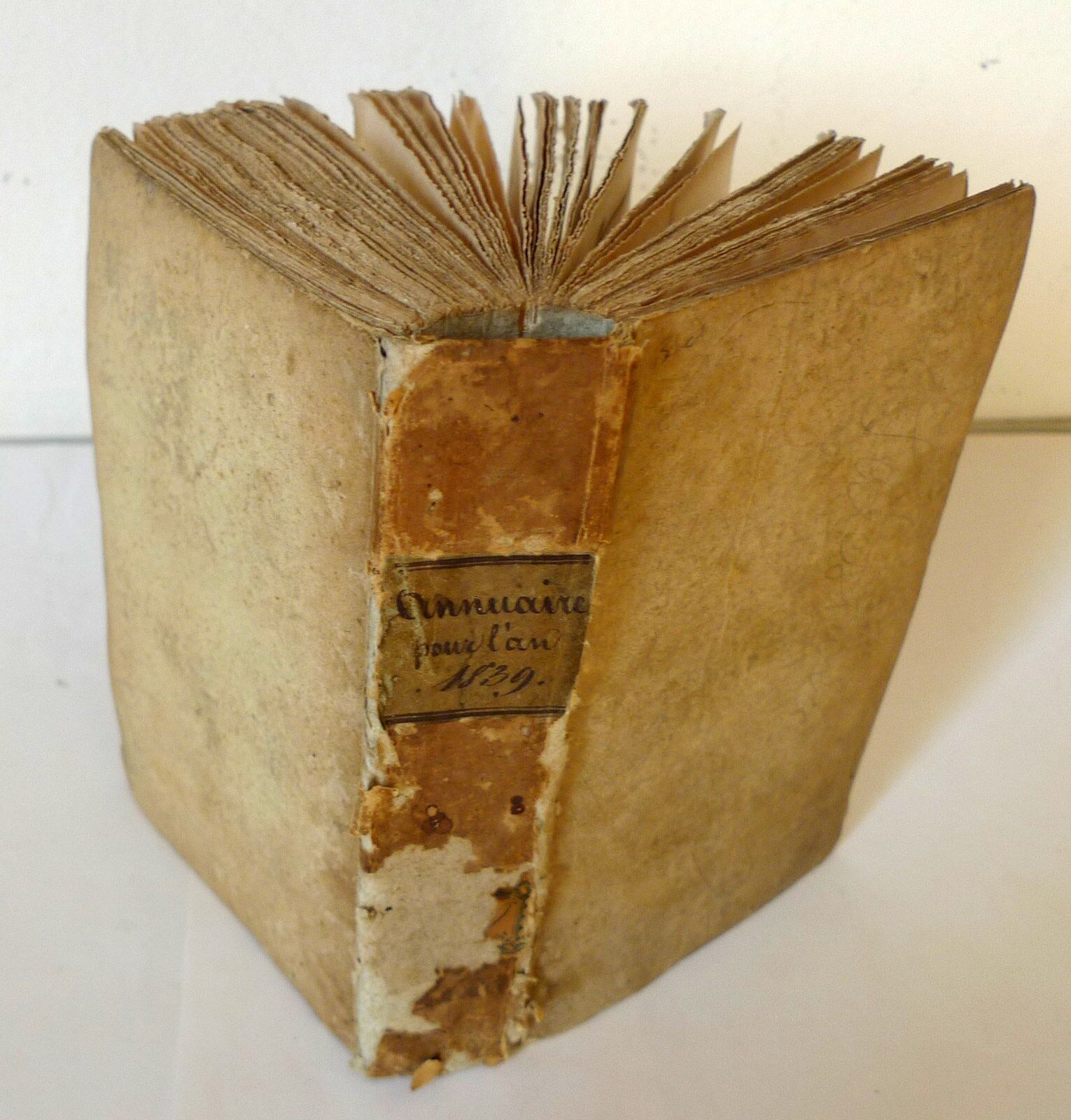 ANNUAIRE POUR L'AN 1839 PRÉSENTÉ AU ROI,BUREAU DES LONGITUDES[storia Francia