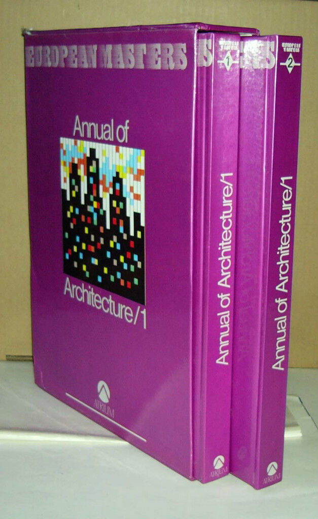 ANNUAL OF ARCHITECTURE.EUROPEAN MASTERS,Atrium 1987[architettura,annuario