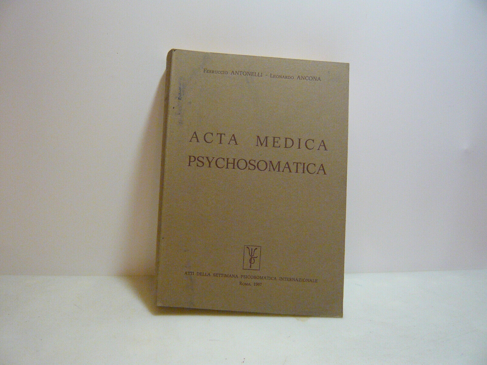 Antonelli-Ancona,ACTA MEDICA PSYCHOSOMATICA,Roma,1967