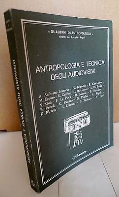 ANTROPOLOGIA E TECNICA DEGLI AUDIOVISIVI,1984 Edikronos[cinema scientifico,TV