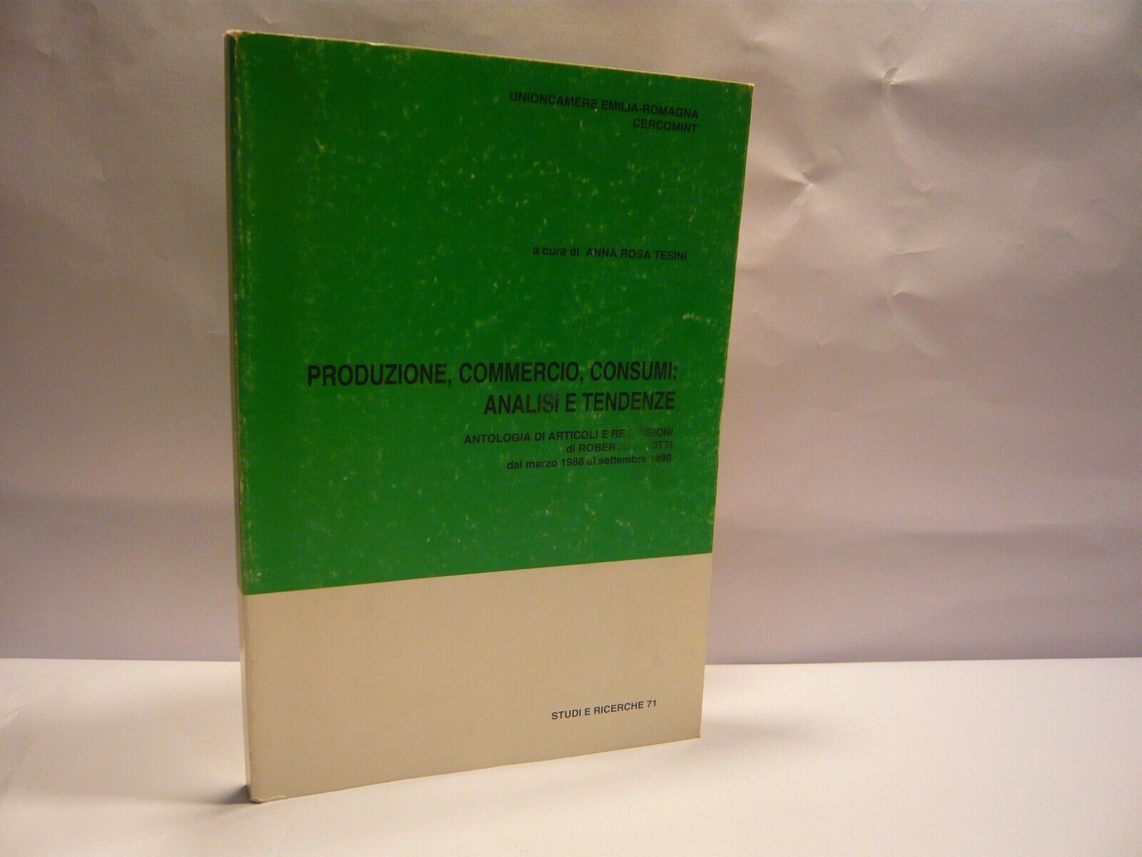 Ariotti,PRODUZIONE, COMMERCIO, CONSUMI: ANALISI E TENDENZE,1995[economia