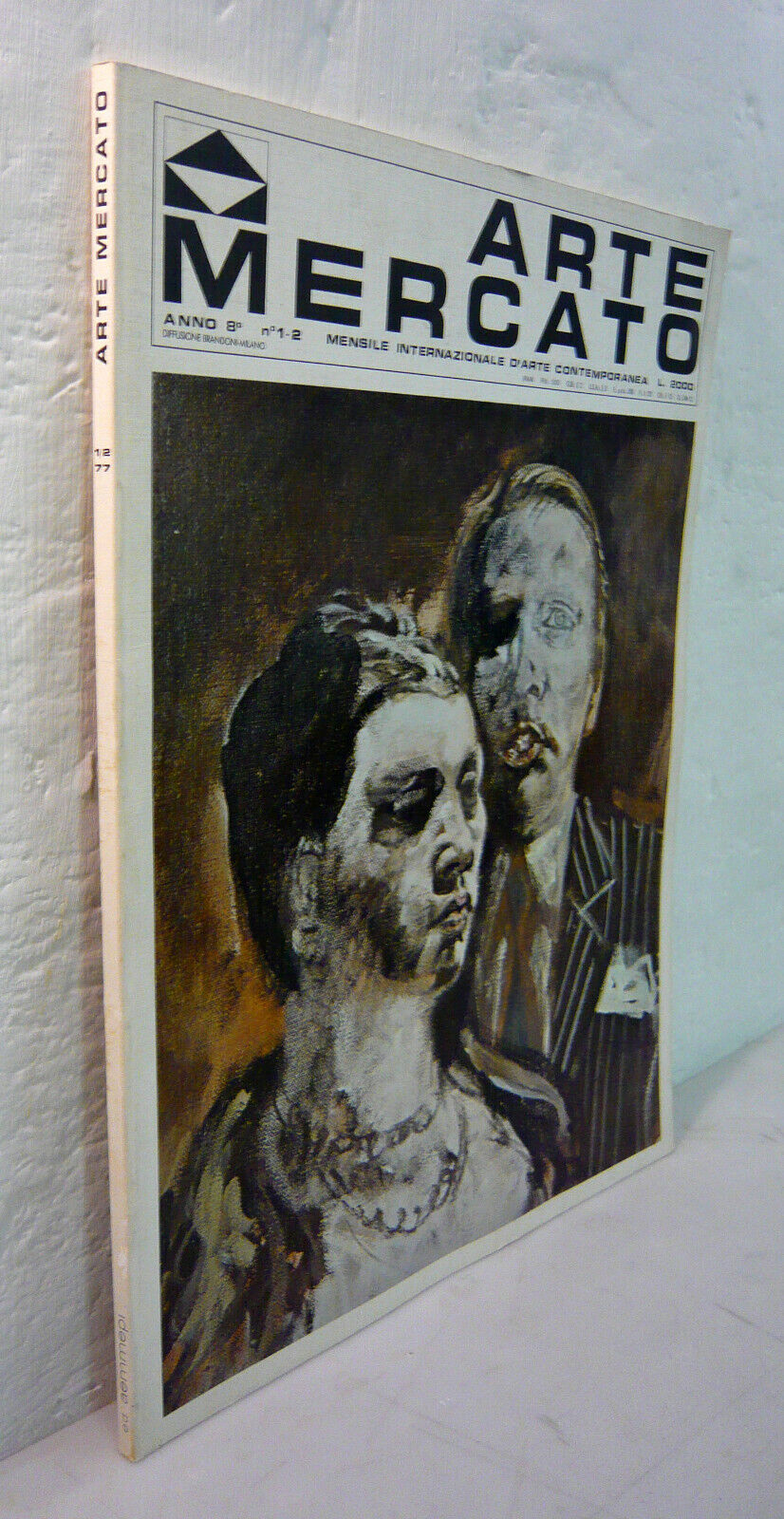 ARTE MERCATO 1/2 1977.Mensile internazionale d'arte contemporanea[Alberto Sughi