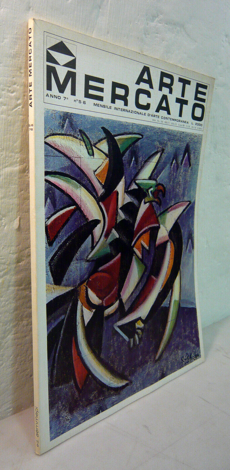 ARTE MERCATO 5/6 1976.Mensile internazionale d'arte contemporanea[Ibrahim Kodra