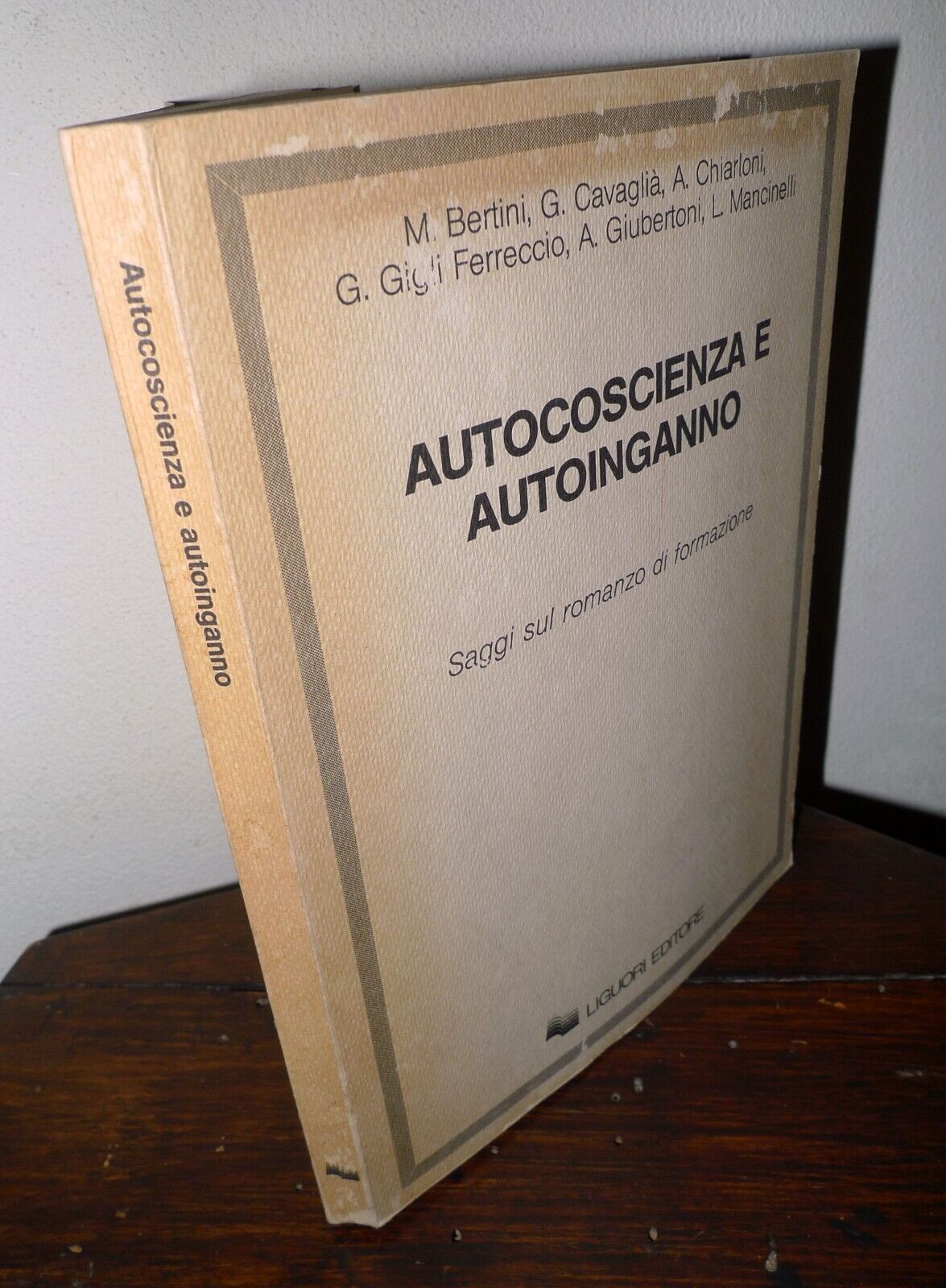 AUTOCOSCIENZA E AUTOINGANNO:SAGGI SUL ROMANZO DI FORMAZIONE,1985 Liguori[critica