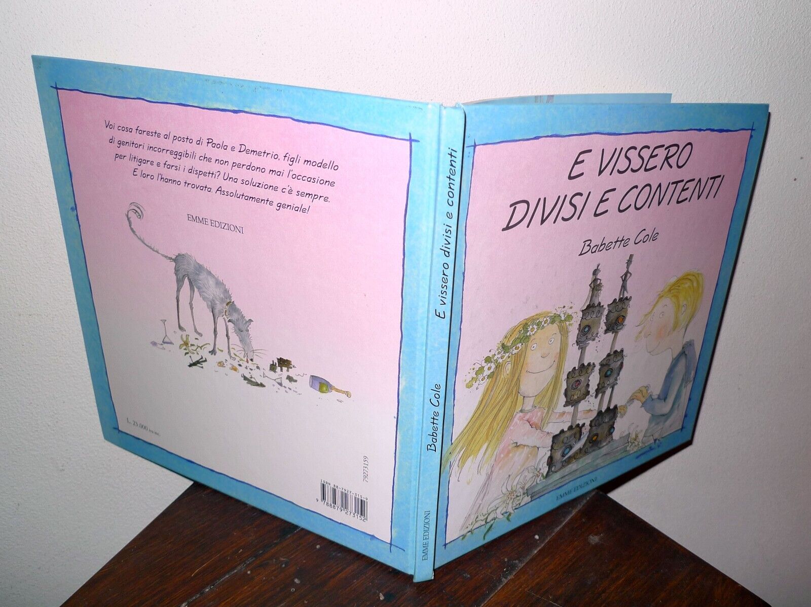 Babette Cole,E VISSERO DIVISI E CONTENTI,1998 EMME[illustrazione,per bambini