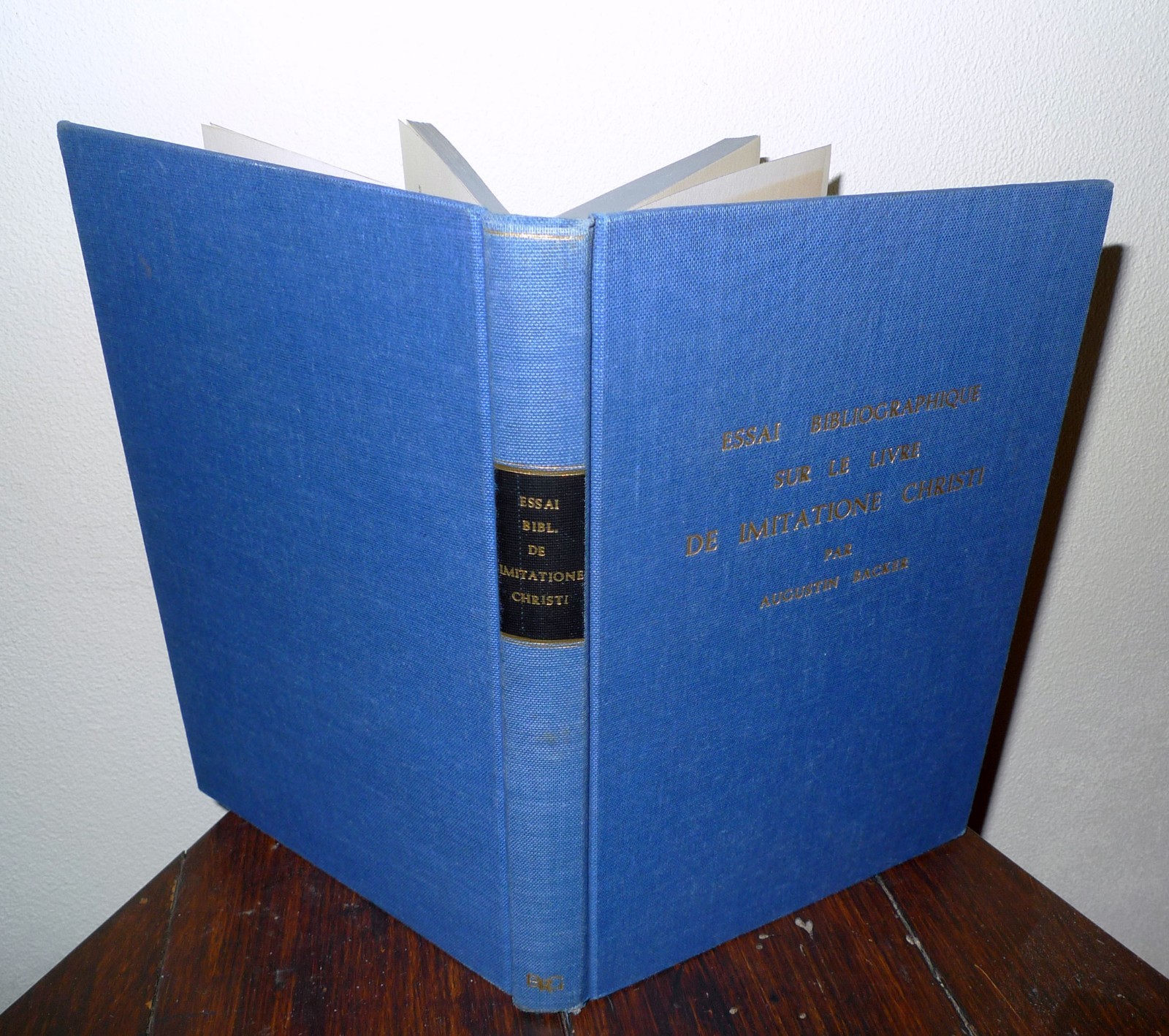 Backer,ESSAI BIBLIOGRAPHIQUE SUR LE LIVRE DE IMITATIONE CHRISTI,1966[anastatica