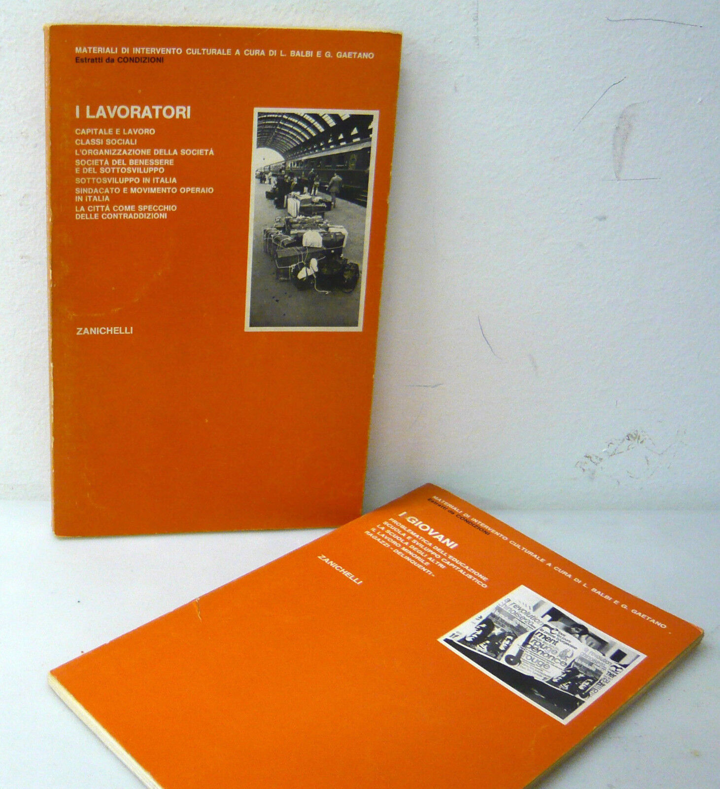 Balbi/Gaetano,I GIOVANI/LAVORATORI,'76 Zanichelli[materiali intervento culturale