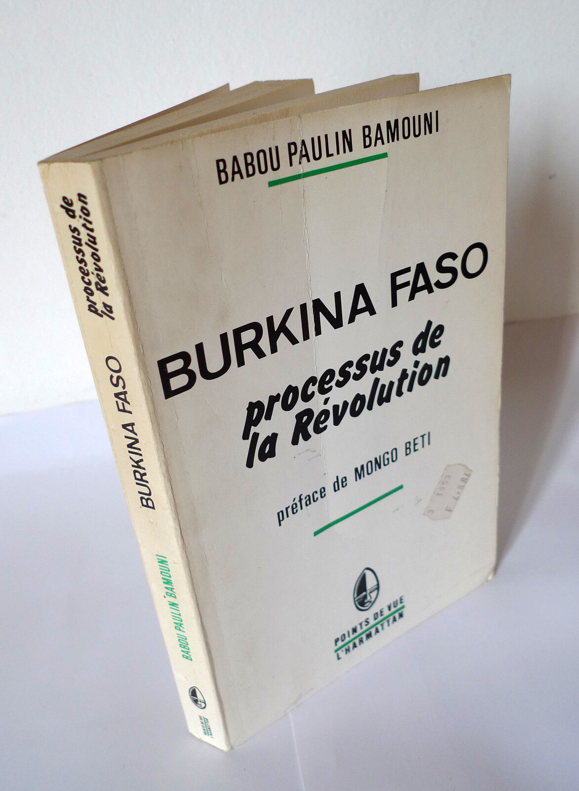 Bamouni,BURKINA FASO.Processus de la Revolution,1986 L'Harmattan[storia,Africa