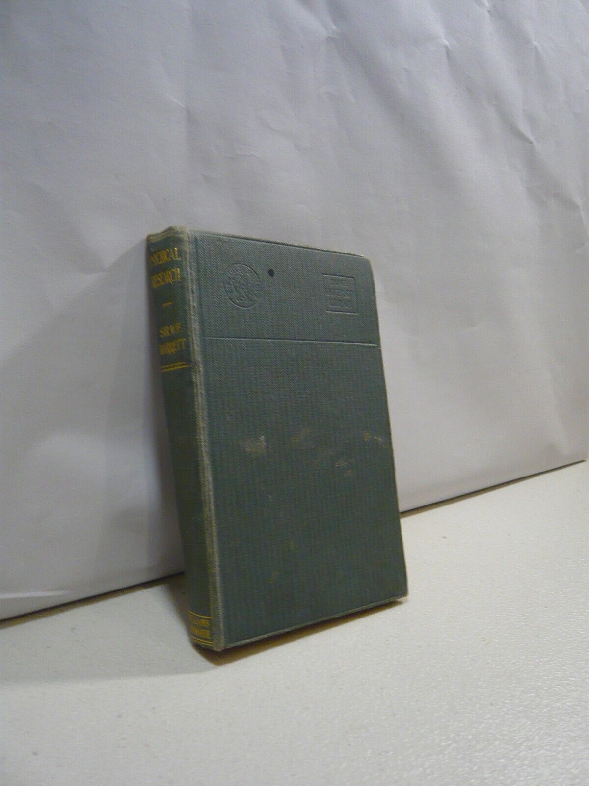 Barrett, PHYSICAL RESEARCH, Londra 1910