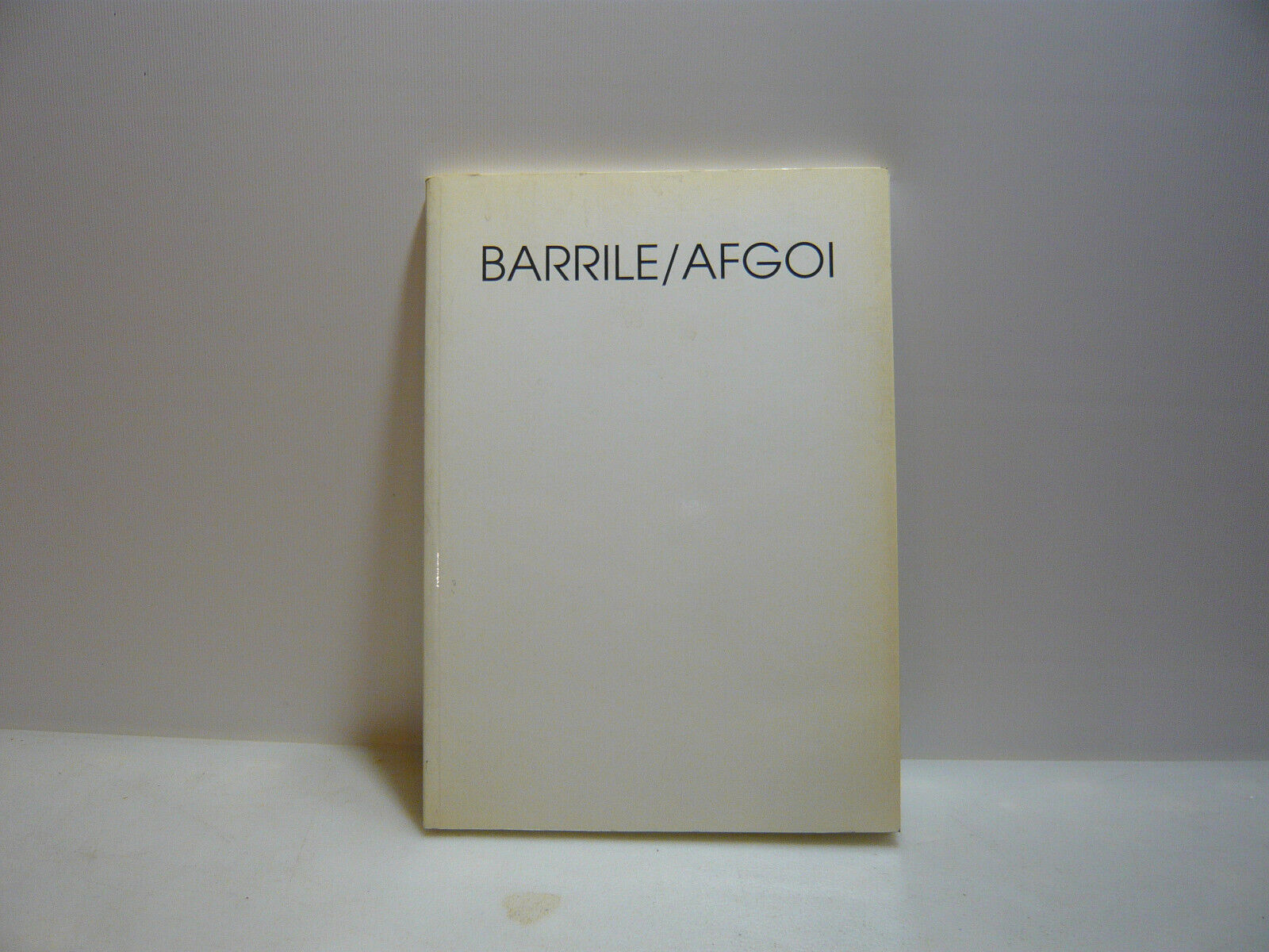 Barrile,AFGOI,Milano,1994[catalogo mostra