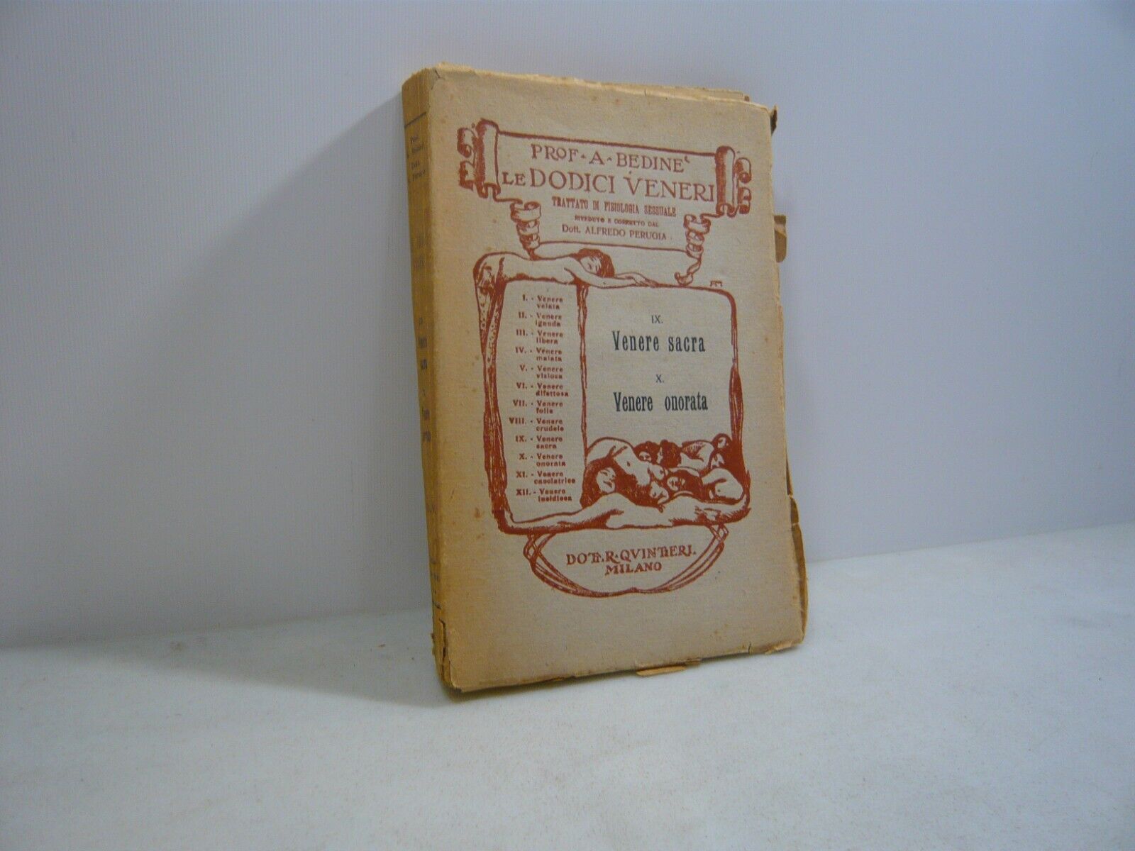 Bediné,LE DODICI VENERI Vol.5,Trattato di fisiologia sessuale, Quintieri 1923