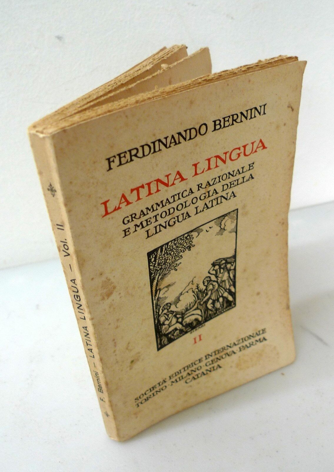 Bernini,LATINA LINGUA.GRAMMATICA RAZIONALE E METODOLOGIA.II.Morfologia,1924 SEI