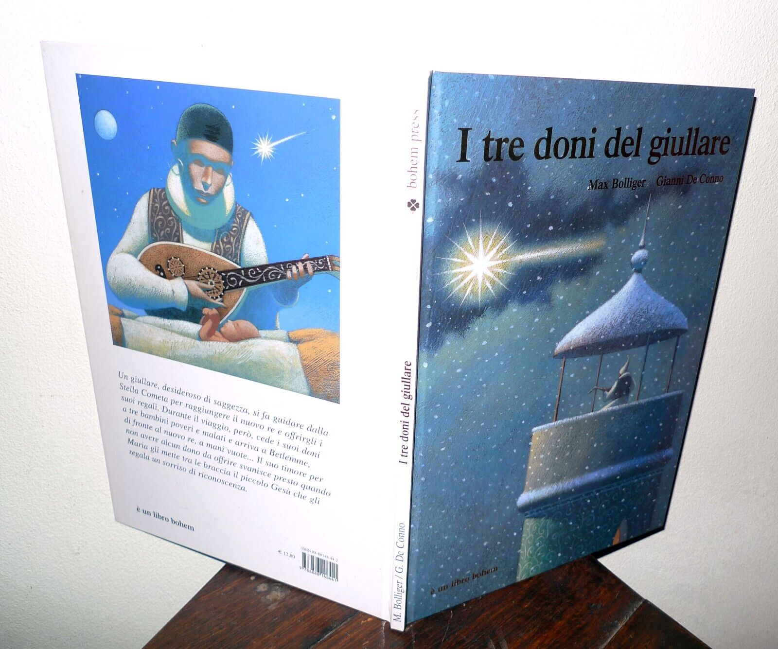 Bolliger/De Conno,I TRE DONI DEL GIULLARE,2003 Bohem[illustrazioni,per bambini