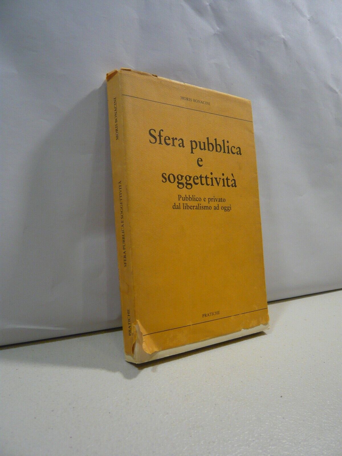 Bonacini,SFERA PUBBLICA E SOGGETTIVITA’, 1983[economia, diritto