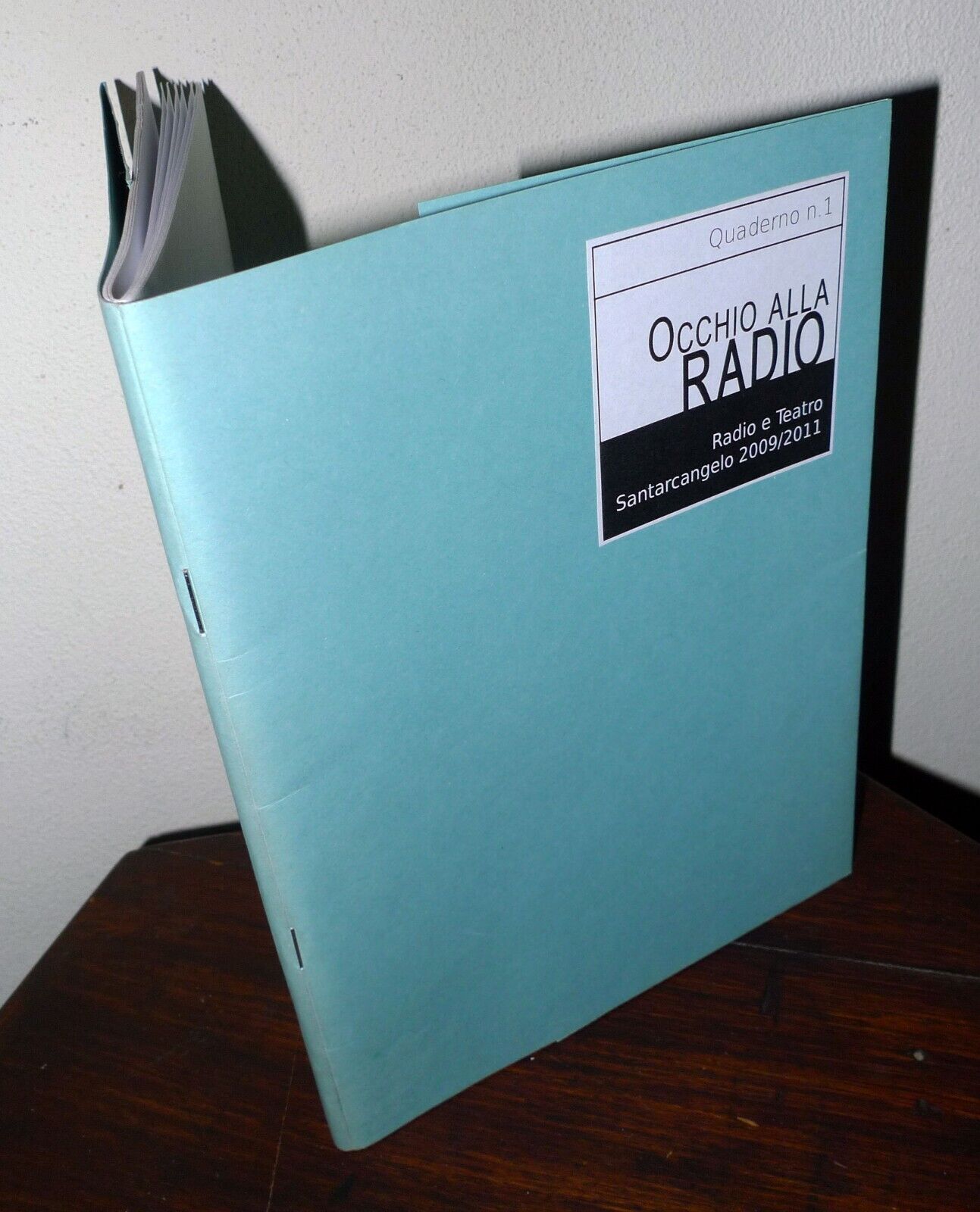 Caputo/Cava,QUADERNO 1.OCCHIO ALLA RADIO.Radio e Teatro.Santarcangelo 2009/2011