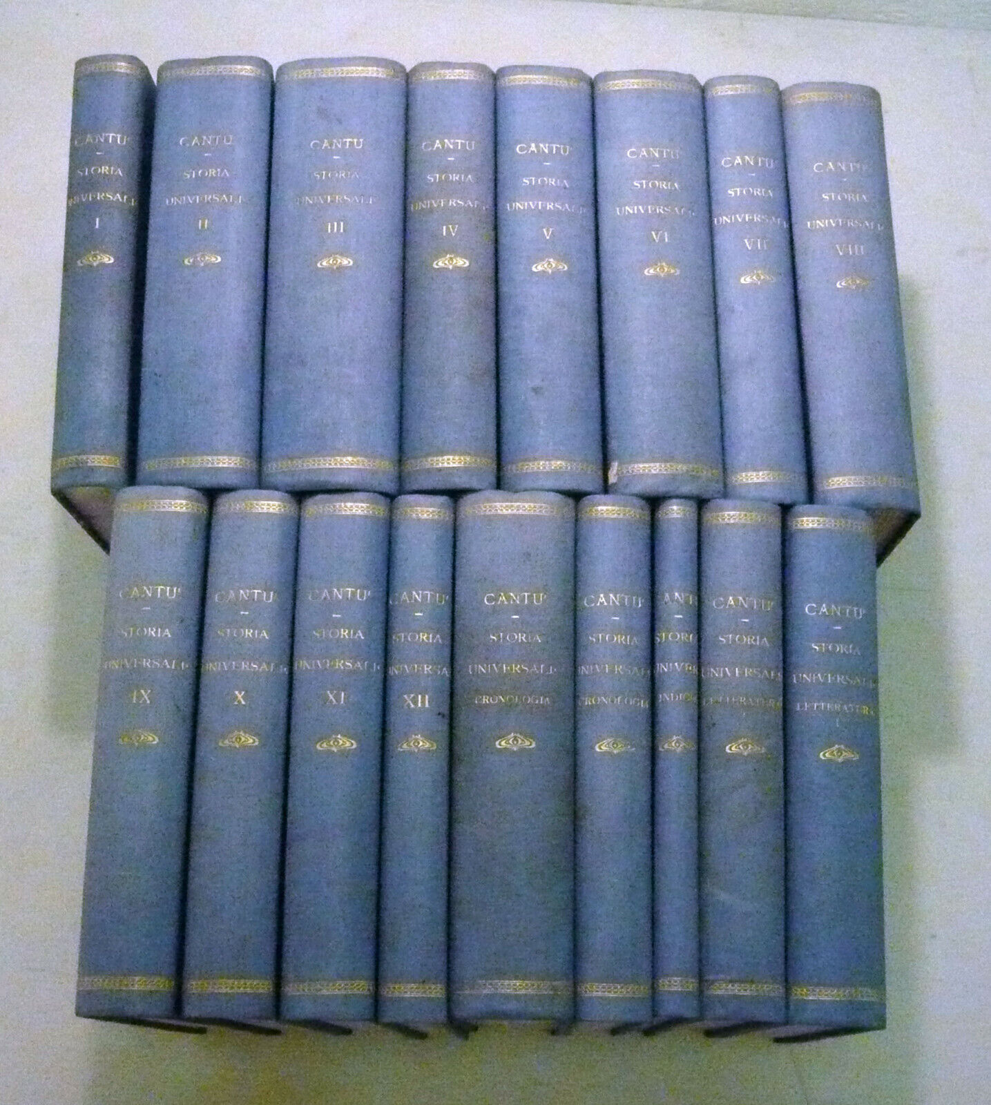 Cesare Cantù,STORIA UNIVERSALE.17 voll.,UTET 1884-1891